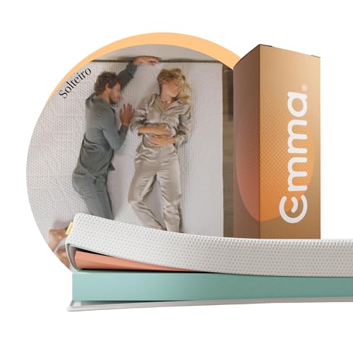 Colchão Solteiro Emma One - Firme e suporte ótimo com máxima durabilidade.