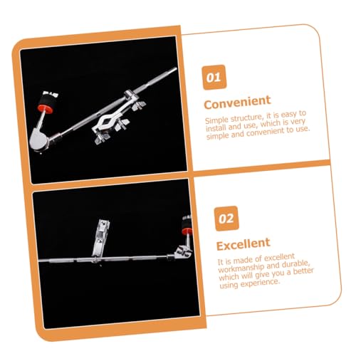 Set de abrazadera extensible para batería con brazo de platillo metal miniatura 6