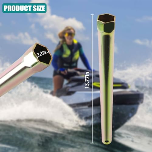 Image of 295000145 Removal Install Tool for Sea-Doo, Removal Install Tool 295000145 Compatible with Sea Doo Steering & Reverse Cable Lock Nut