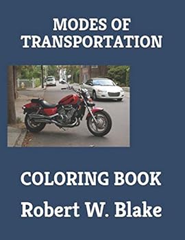 Paperback Modes of Transportation: Coloring Book