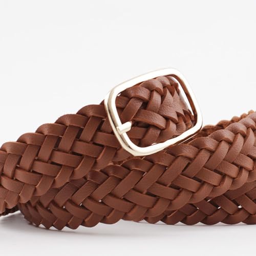 Women's Adjustable Buckle Braided Belts Casual Formal Belts With Multiple Colors To Choose From.4