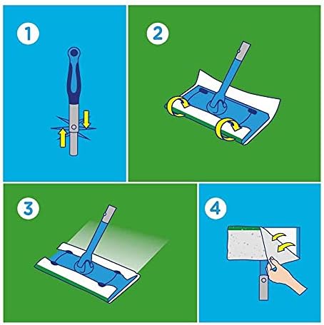 GabTon Rise Bundle | 24 Pack Flash Speed mop Hygiene Mop Refill Wet Cloths Refills Speed Simple | Flash Dry pads x 40
