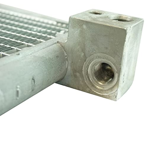 TRQ A/C Condenser and Receiver Drier Assembly Compatible with 2003-07 Honda Accord 2 Door L4 2.4L 2003-07 Accord 2 Door V6 3.0L by TRQ - Image 4