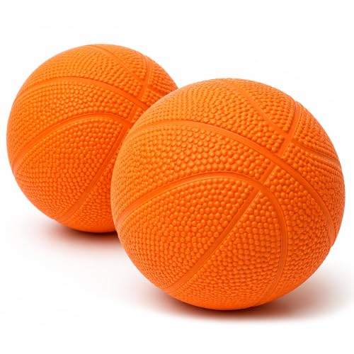 Botabee - Set of 2 Kids Basketball - 6 Inch Mini Rubber Ball...