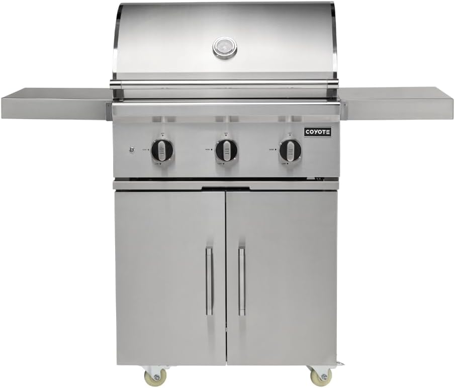 COYOTE OUTDOOR LIVING - 30" C-Series Freestanding Gas Grill - Propane - Model C3C30LP-FS
