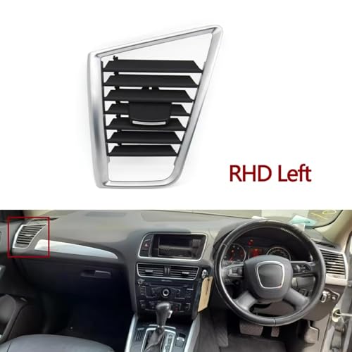 Rejilla de ventilación de aire acondicionado para salpicadero Q5 RHD coche 8R2820901E 2