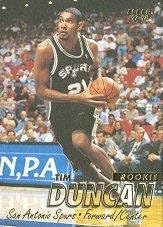 1997 Fleer Basketball Rookie Card (1997-98) #201 Tim Duncan