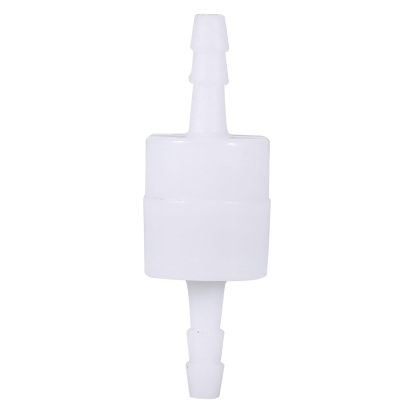 Wifehelper White Inline Check Valve Fuel Oil Water Gas Air One Way Non Return Durable For Water Fuel Gas Liquid Air (4Mm)