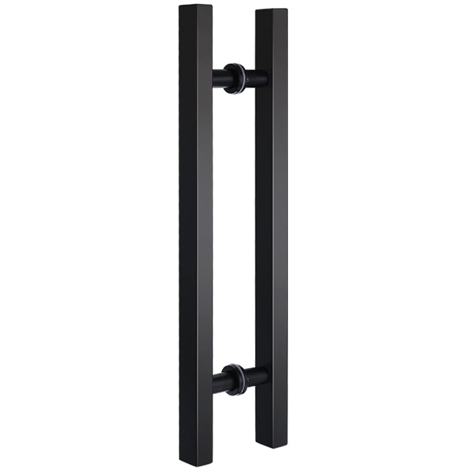 Wdsopk Door Pull Handle H Shape Heavy Barn Door Handle, Wood/Glass Door Pull Handle, Exterior Interior Push Pull Door Handle