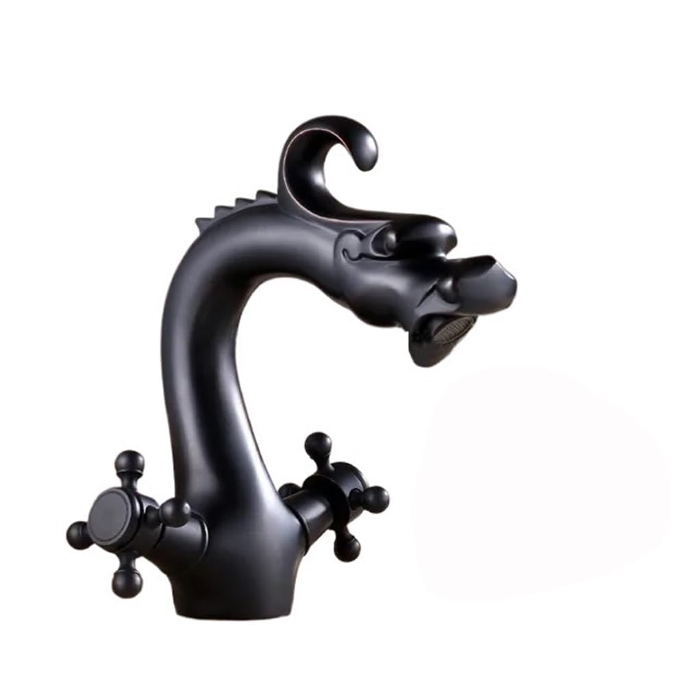 Mitigeur dragon antique noir en laiton de haute qualité pour lavabo haut de gamme