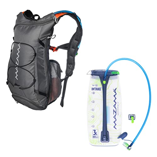 Mazama Tumalo Insulated Hydration Backpack with BPA Free 3 Liter / 100 oz Bladder Reservoir, Perfect Backpack for Hiking, Mountain Biking, and Skiing