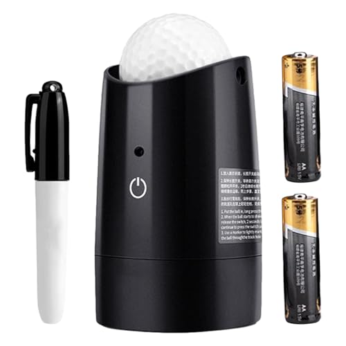 SEYIMTU Golf Ball Spinner Balancer with Auto Gravity Drawing - Scientific Design for Precise Putting Enhanced Drive Accuracy & Easy Alignment Marking Tool