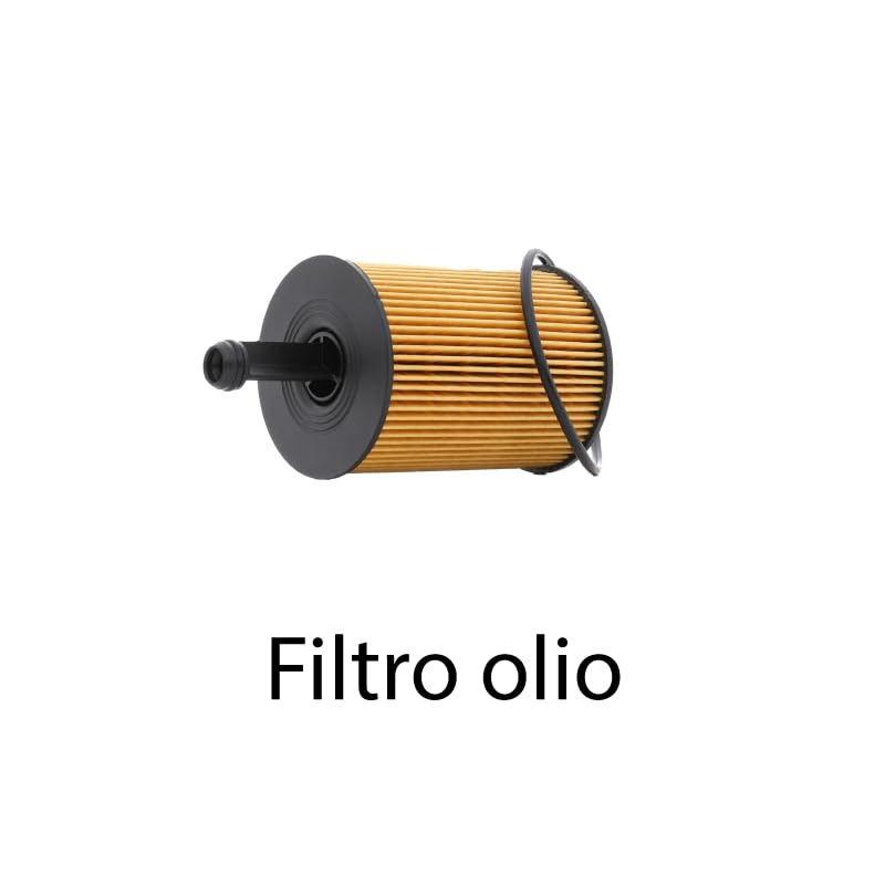 Kit tagliando 4 filtri + 5L olio Edge 5W30 LL compatibile con Audi A4 B8 2.0 TDI