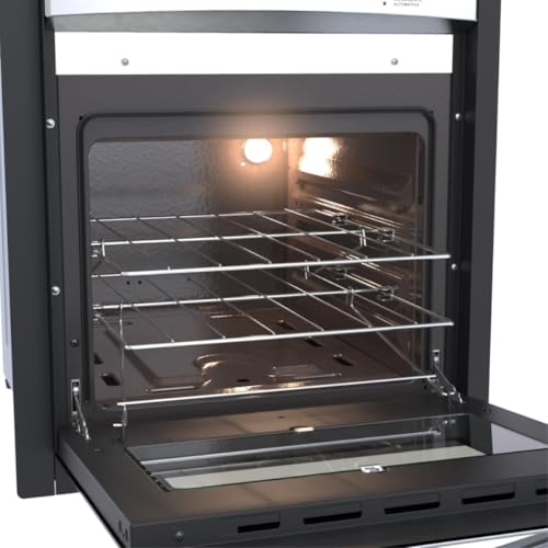 Fogao A Gas De Embutir Gaudi Prisma Vitreo El 4q Inox Gas Glp