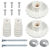 1 Set Grab Bar Mounting Kit for Fiberglass Shower,Fits 15/16" to 2-1/8" Gap
