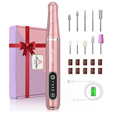 Kredioo Nagelfräser Kabellos für Gelnägel Cover