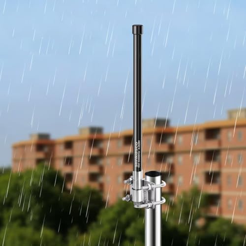 Waterproof 5.8dBi Meshtastic Lora 915MHz Solar Node/Repeaters/Module Devices Fiberglass Antenna(Black Colour) with N Male Connector & IPEX/u.fl Adapter Cable, Slinkdsco - 2