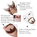 Fashion Fitoor Realistic Fake Beard & Mustache for Men – Premium Hand-Tied Invisible Lace Goatee, Ideal for Halloween, Cosplay, Theater, Film & Party Makeup (Available in Black & Brown) (Brown)