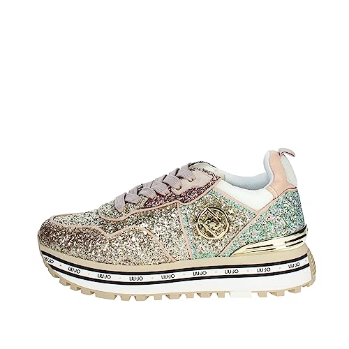 Scarpe sneaker Liu-Jo Maxi Wonder 24 glitter light gold donna DS23LJ02  BA3021EX135 36 : Amazon.pl: Moda