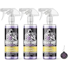 Hoosier Daddy 16oz Wheel Cleaner - Powerful Formula Removes Brake Dust, Grime, and Dirt for Sparkling Rims, Safe for All Wheel Types, Easy Spray Application + Air Freshener 3-Pack