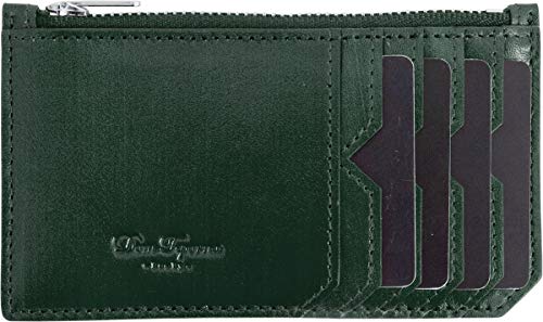 [Dom Teporna Italy] フラグメントケース 小銭入れあり 薄型 カードケース ミニ財布 本革 極小 薄い ミニマリスト グラデーション イタリアンレザー メンズ レディース ネイビー