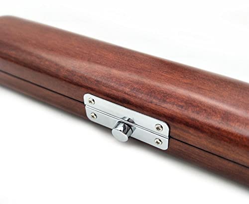 Jiayouy Flute Head Joint Case Mouthpiece Headjoint Storage Box Flute Instrument Accessories (Mahogony) #TOP2