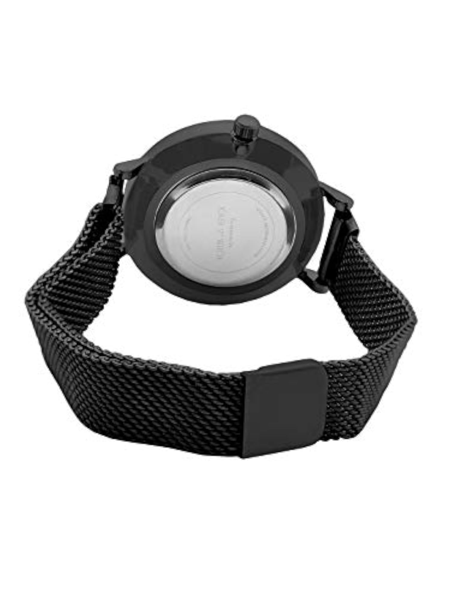 Stainless Steel Black Dial Knight Analog Watch