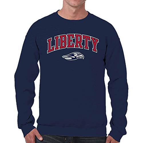 Image of NCAA College Sweatshirt Fleece Crewneck Pullover for Men and Women | Officially licensed NCAA college gameday crewneck pullover - 9 oz fleece lined sweatshirt with arch and logo design