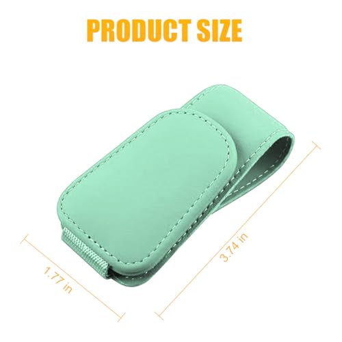 Image of AICEL Sunglasses Holders for Car Sun Visor, Leather Eyeglasses Hanger Mounter, Magnetic Glasses Holder and Ticket Card Clip, Auto Interior Accessories Universal for SUV Pickup Truck