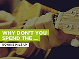 ronnie milsap duets lp  Why Don\'t You Spend The Night im Stil von Ronnie Milsap