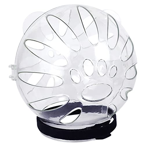 ORFOFE Pet Space Hood Pet Muzzle Nail Trimming Cat Mouth Cover Cat Dog Face Cover Breathable Cat Helmet Cat