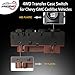 4x4 Switch 4WD Wheel Drive Switch for | 2003-2007 Chevy Silverado Suburban Avalanche Tahoe, GMC Sierra Yukon, Cadillac Escalade | Replaces OE# 19259313, 901-072
