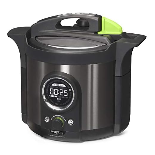 Presto Precise™ 6-Quart Multi-use Programmable Pressure Cooker Plus