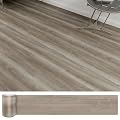 Peel and Stick Floor Tile Waterproof -NO Sticky Residue Left-Vinyl Flooring 12 Pack 18Sq.Ft, Wood Plank Vinyl Tile Stickers, Self-Adhesive DIY Flooring Tiles for Bathroom ?36" x 6"?Winter ?