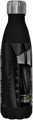 Miniatura 2 de Star Wars Vader Front - Botella de agua de acero inoxidable de 17 onzas, 17 onzas, multicolor (STRW6737-95815800)