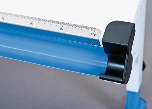 Inter Link Schülerschreibtisch Kinderschreibtisch Arbeitstisch Schreibtisch MDF Weiss Blau - 8