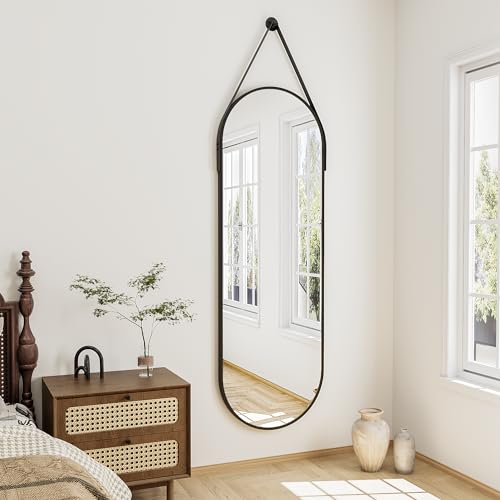 Zmycz Full Length Mirror, Oval Wall Mounted Mirror thumb #1