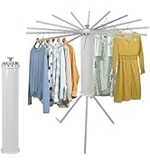 Drtenvd Clothes Drying Rack, Foldable Portable Drying Rack Clothing Space Saving, Upgraded Collap...