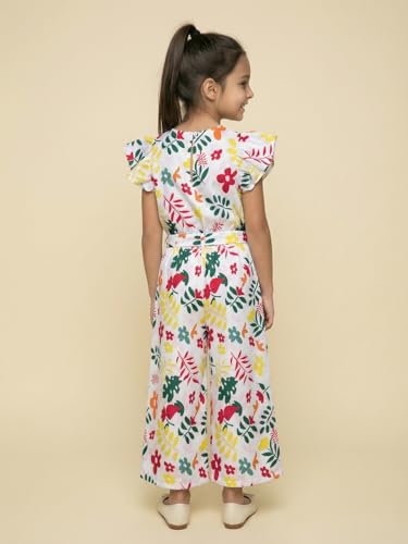Image of Nautinati Girls Printed Top & Shorts Co-Ord Set | Age 2-10 Years