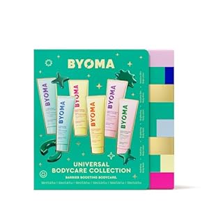 BYOMA Body Care Holiday Gift Set (6-Piece Kit) – Hydrating, Brightening & Sensitive Body Wash & Lotion – Travel Size, Supports Skin Barrier