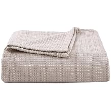 Tommy Bahama - King Blanket, Naturally Soft & Breathable Bedding for Couch or Bed, Lightweight for Year Round Comfort Woven Textured Natural Brown