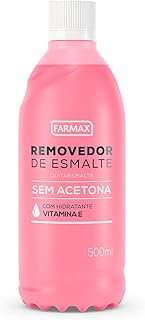 Removedor Esmalte Farmax Sem Acetona 500 Ml