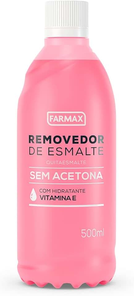 Farmax Removedor Esmalte Sem Acetona 500 Ml