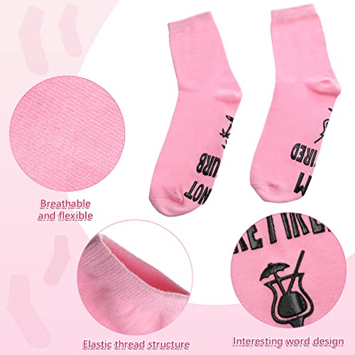 Retirement Gift Set Include Funny Retirement Mug Retirement Coffee Mug Retirement Keychain Funny Retired Full Length Lounge Socks For Retiring Friends Coworker Teachers Doctor Mom Dad (Woman Style) #TOP2