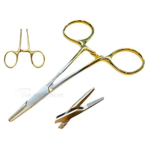 VR INSTRUMENT SUPPLY T/C German Mayo Hegar Needle Holder Driver Serrated Dental Surgical Tools 4'' Cover