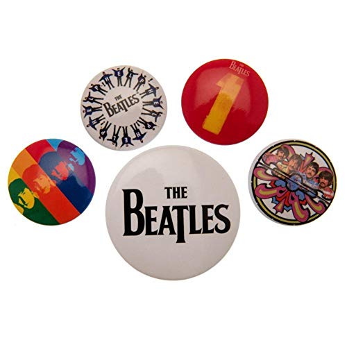 Pyramid International Insignia Negra de The Beatles, Multicolor, 10 x 12.5 x 1.3 cm