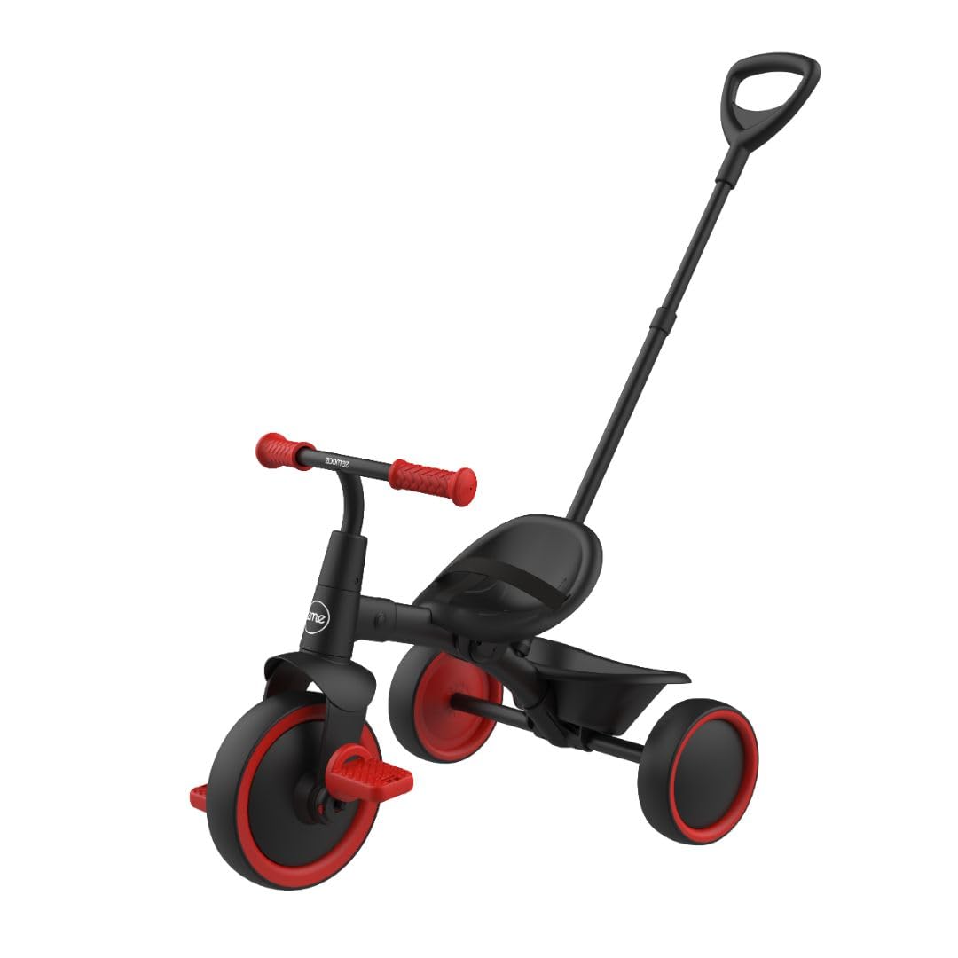 TP Zoomee 2 in 1 Trike – Firecracker -.Shock Resistant Wheels,