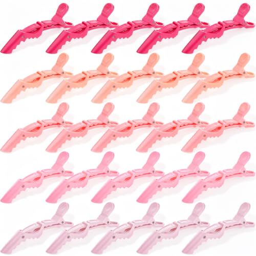 Needbrock 25 Pcs 4.5 In Alligator Hair Clips for Styling Sectioning Salon