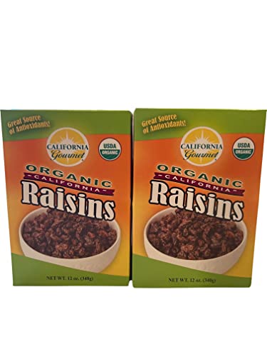 California Gourmet Organic Thompson Seedless Raisins #TOP19