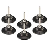 RENOTEC 3 Inch Quick Change Disc Pad Holder, 6 Pcs Roll Lock Disc Holder, 1/4" Shank for Angle Die G